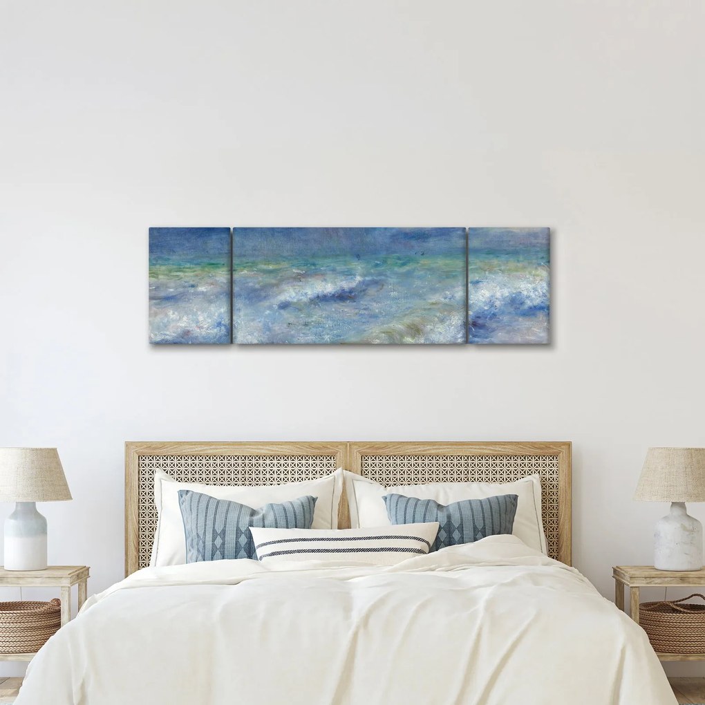 Obraz - Pierre-Auguste Renoir, Seascape, reprodukcje (170x50 cm)