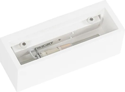 Nowoczesna lampa ścienna biała - Tjada Novo