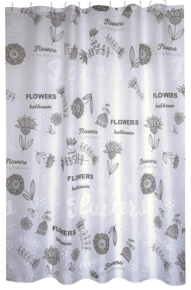 Zasłona prysznicowa 180x200 cm Flowers – MSV