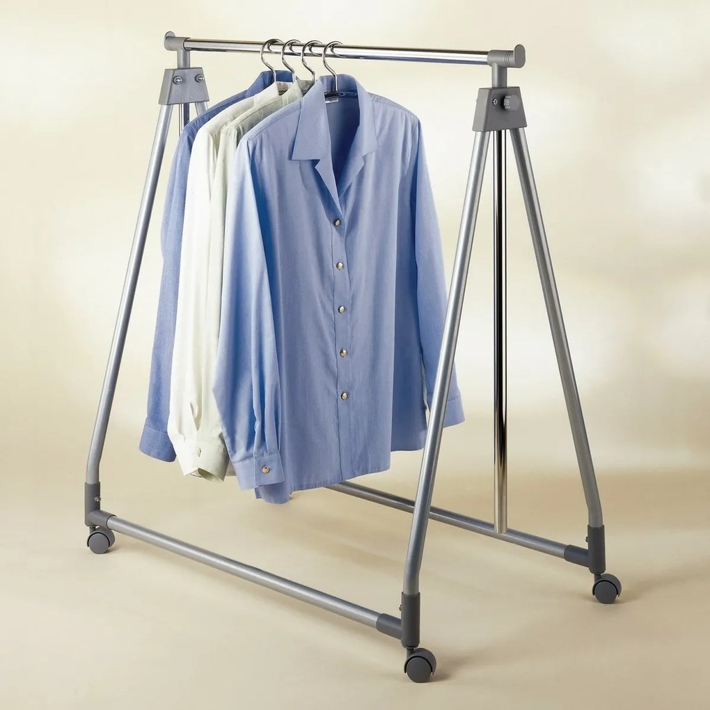 Wenko Regulowany metalowy stojak na kółkach