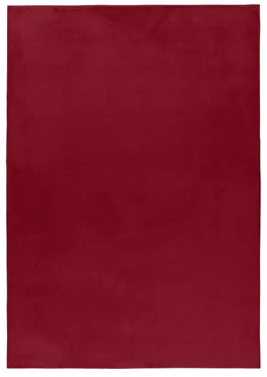 Dywan pluszowy Pouffy czerwony 120 cm x 170 cm