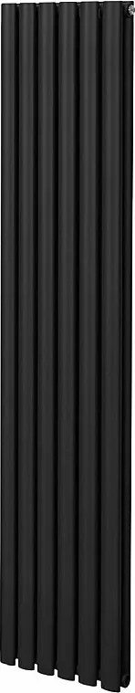 Grzejnik kolumnowy owalny – 1800 mm x 360 mm – czarny