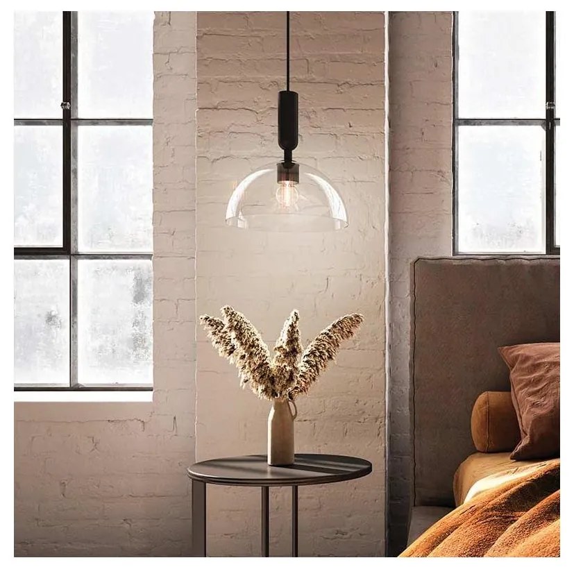 Alora Mood ALM-JUDE-P-MB-CL - Żyrandol na pręcie JUDE 1xE27/60W/230V czarny