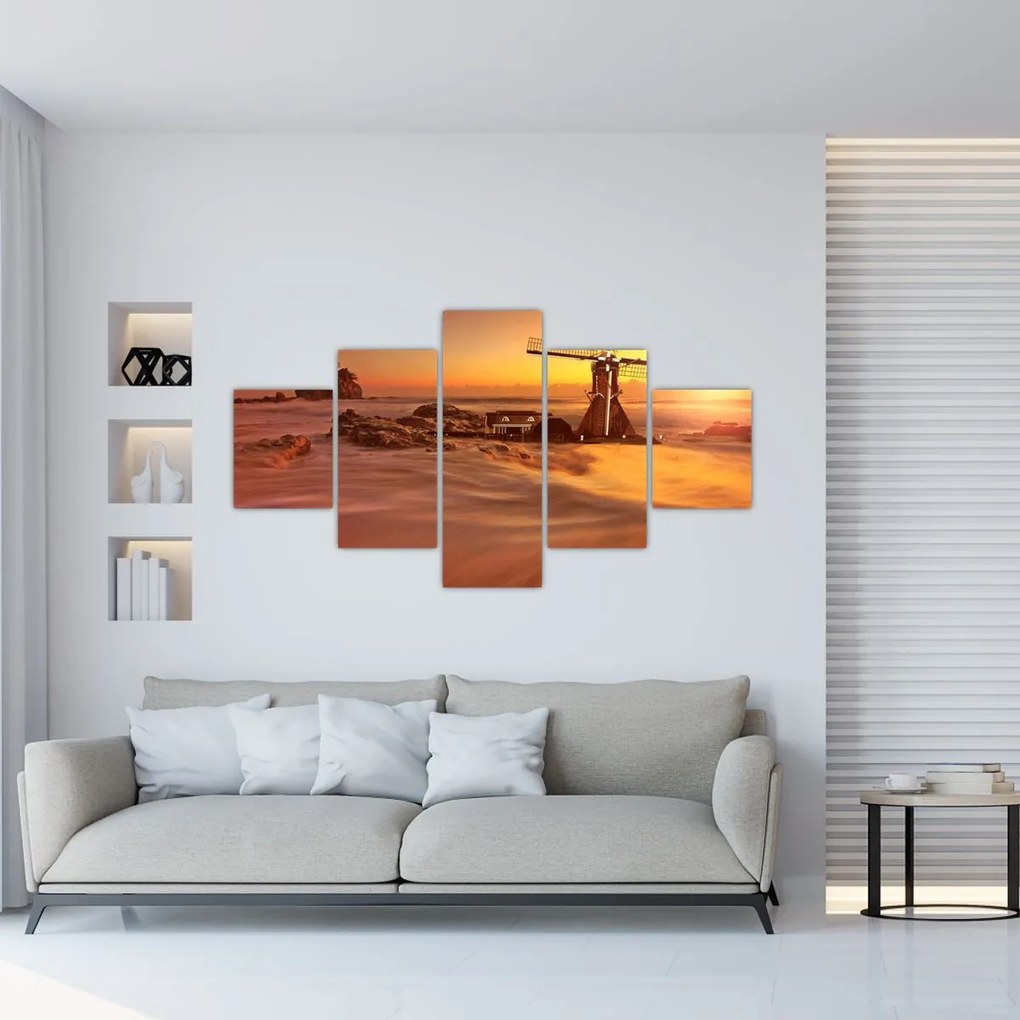 Obraz - Zachód słońca (125x70 cm)