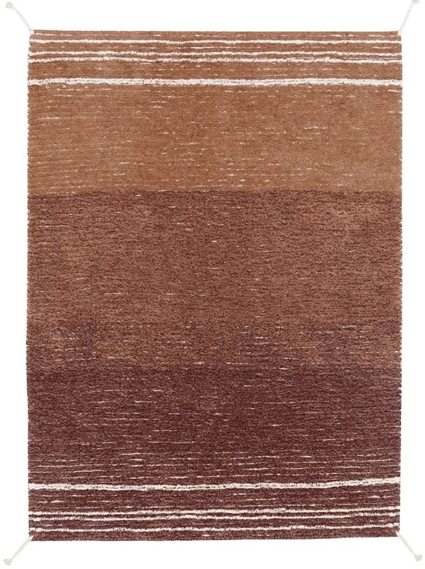 Ceglasty bawełniany dywan 170x240 cm Twin Toffee – Lorena Canals