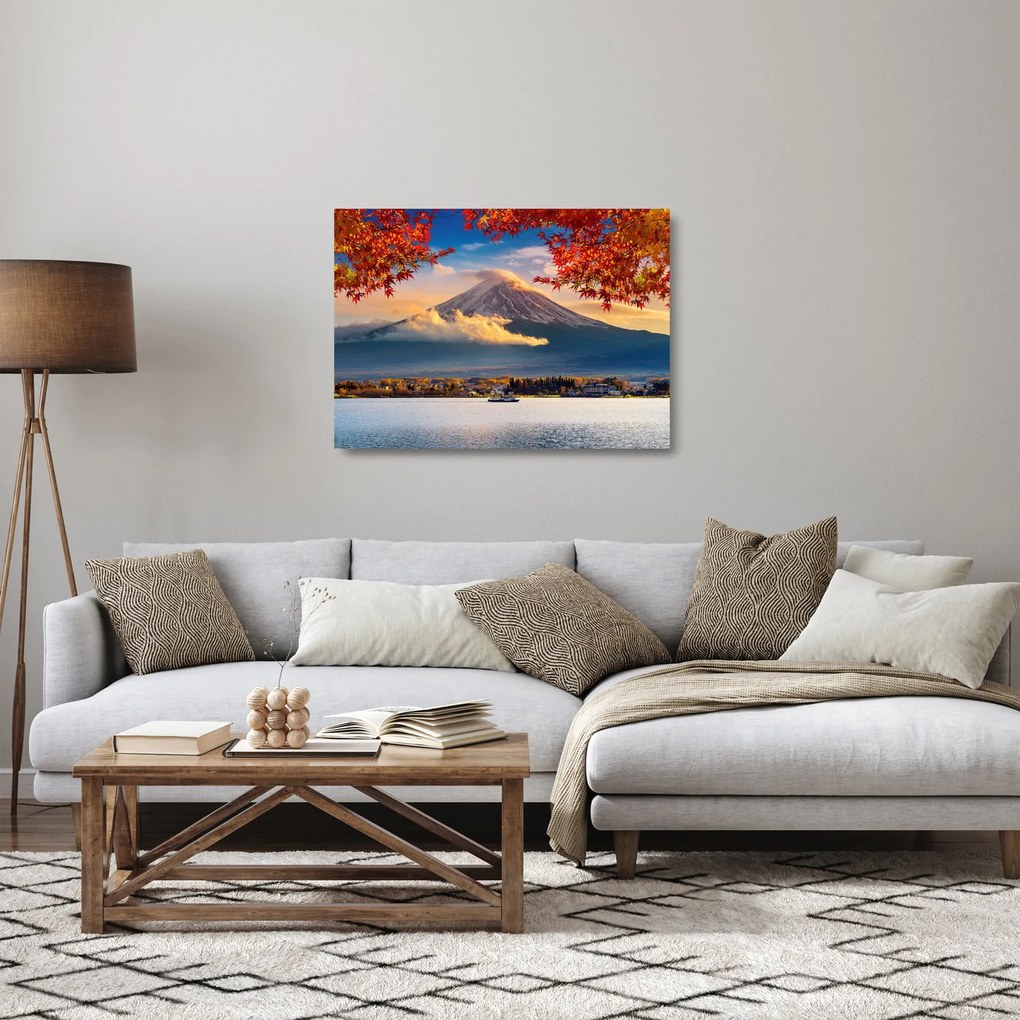 Obraz na szkle - Japonia, Góra Fuji (70x50 cm)