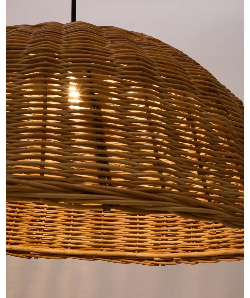 Abażur w naturalnym kolorze ø 80 cm Jornets – Kave Home
