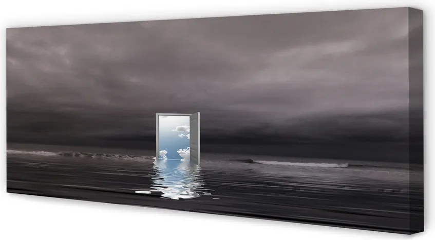 Obraz na płótnie Drzwi na Granicy Morza i Nieba