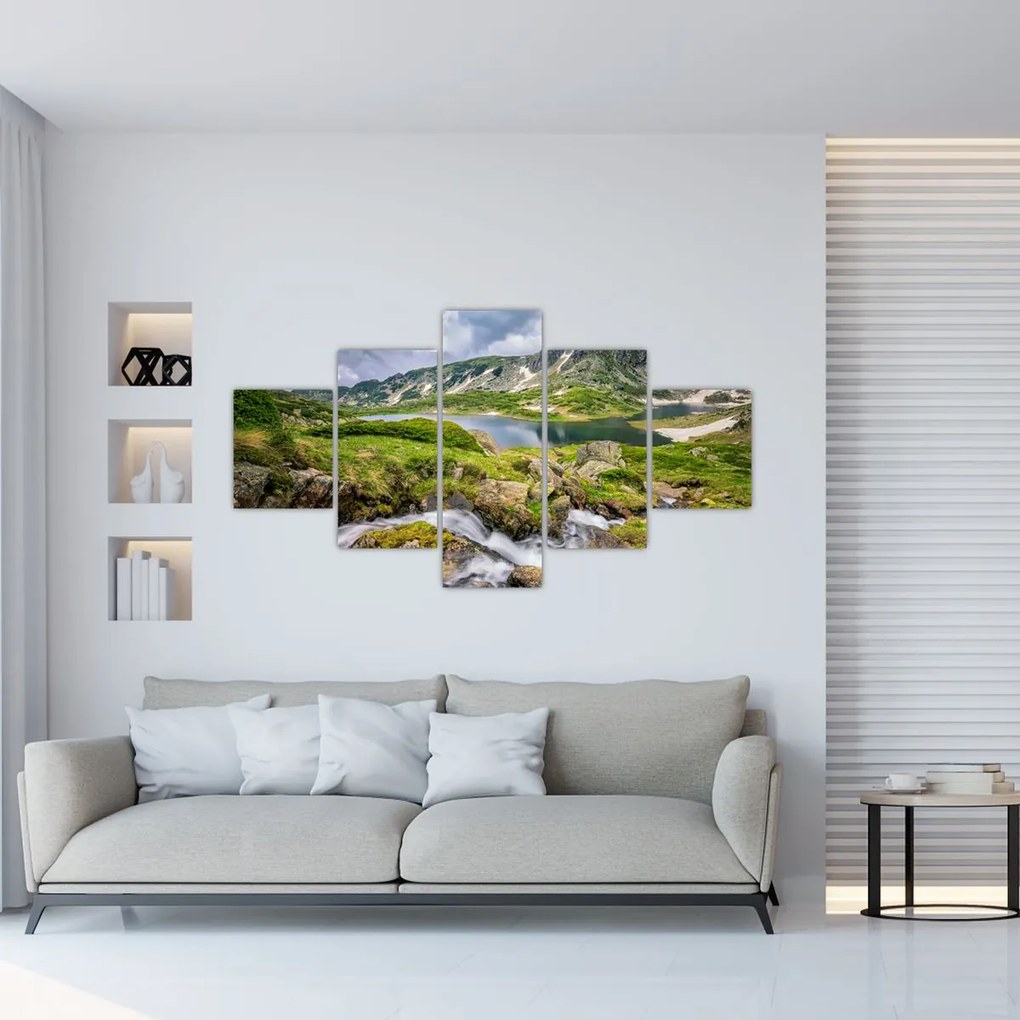 Obraz - Widok na górę Riła (125x70 cm)