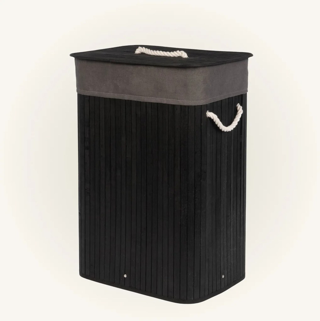 Bambusowy kosz na pranie SADE, 80 l