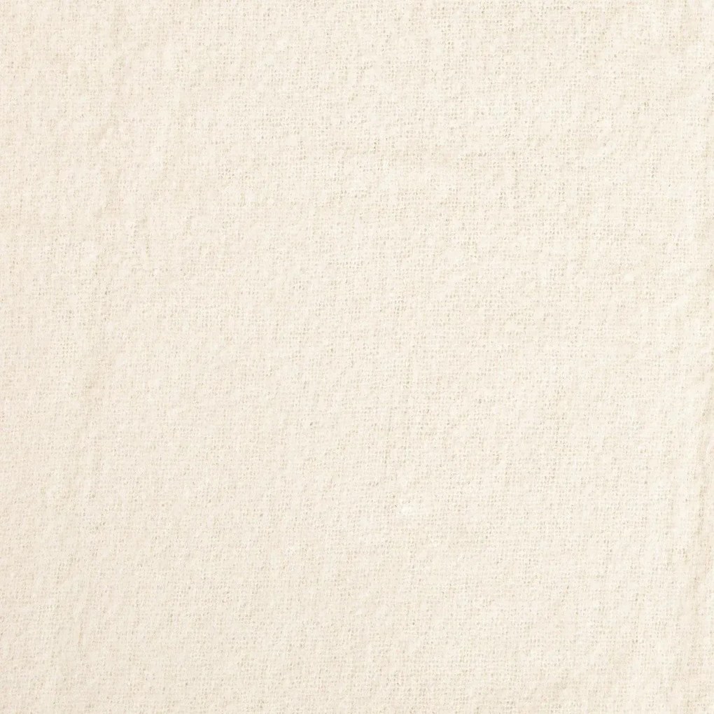Koc TAIN ecru z dodatkiem wełny 150x200 cm HOMLA