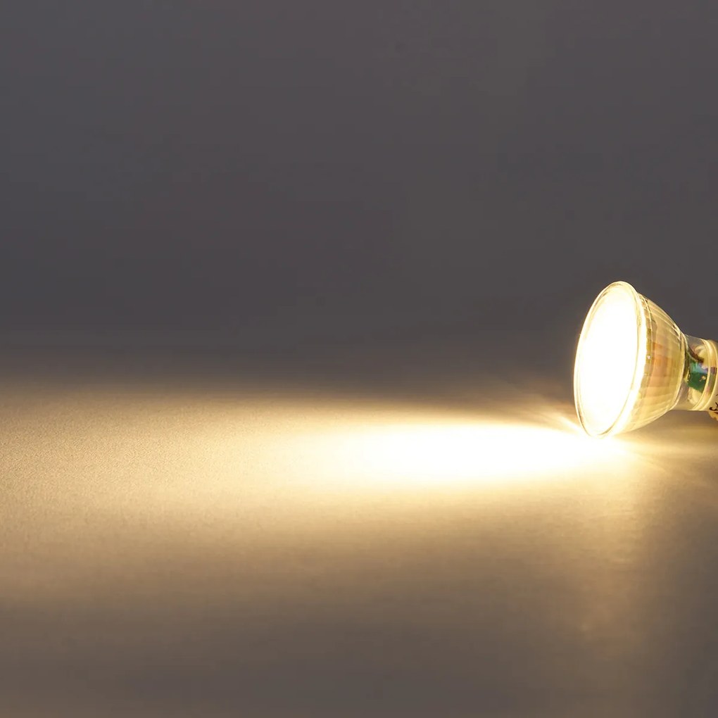 Zestaw 5 żarówek LED GU10 z 3-stopniowym ściemnianiem w Kelvinach 3W 180lm 2000K-2700K