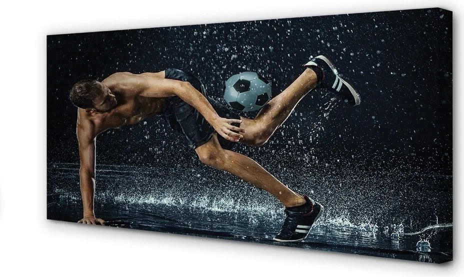 Zdjęcie na płótnie Pasja Gry W Deszczu