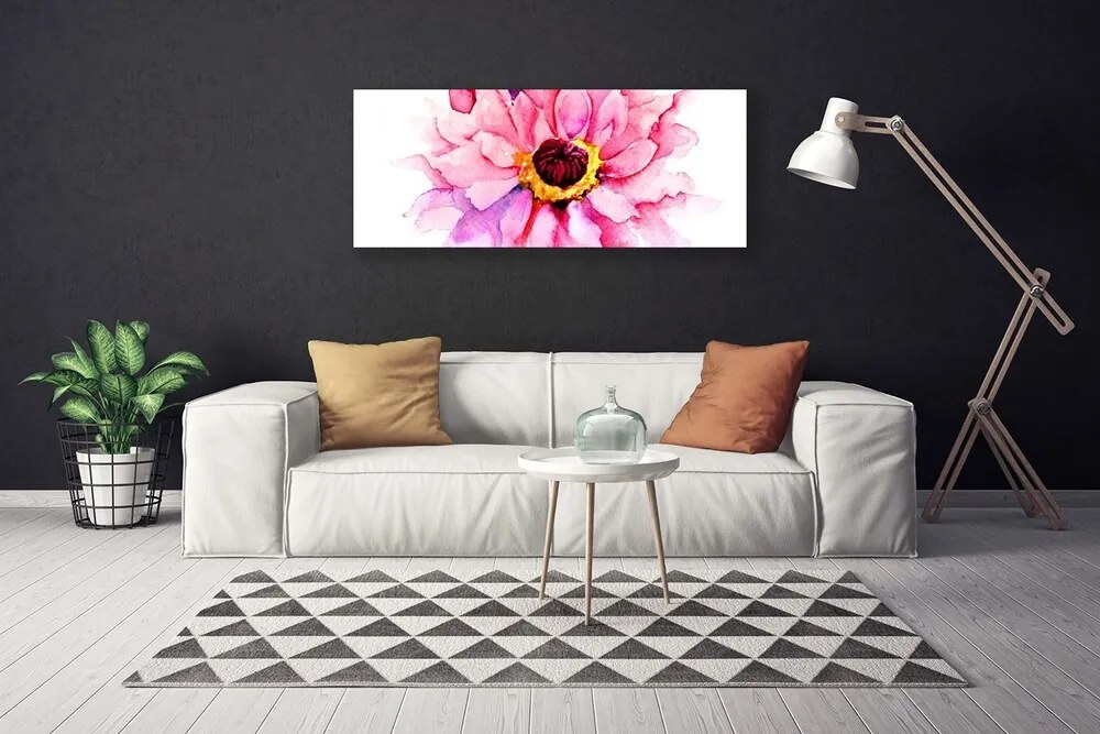 Obraz canvas na ścianę Minimalistyczny Kwiat na Ścianę