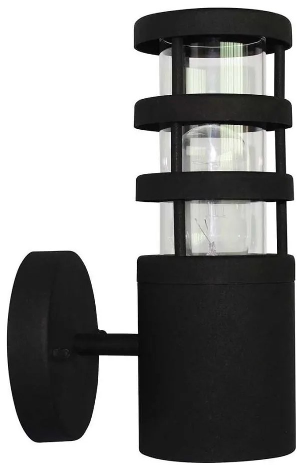 Elstead HORNBAEK-W1 - Kinkiet zewnętrzny 1xE27/60W/230V IP44 czarny