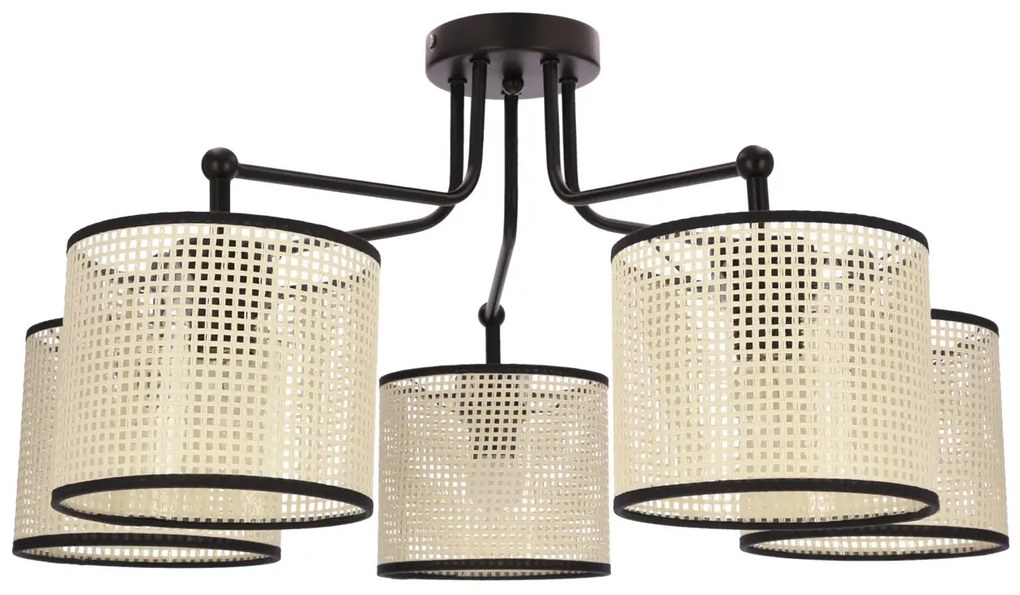 Stylowa lampa wisząca z nowoczesnymi abażurami - 5X M078 L8-D62