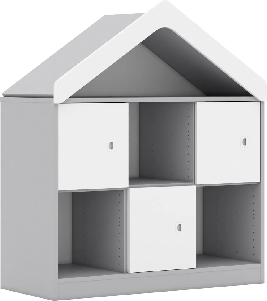 Regał szkolny domek Blox BASE 110 index 2PP-3R-3F1-D