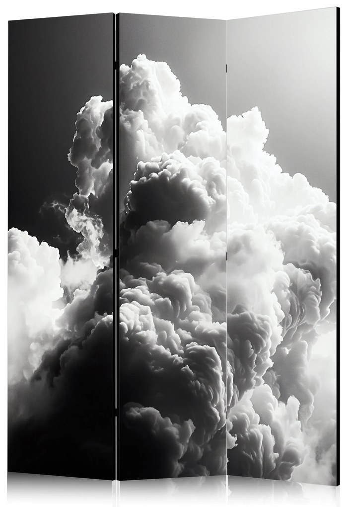 Parawan akustyczny Pejzaże 135x172 cm 3-częściowy szary ARTGEIST B