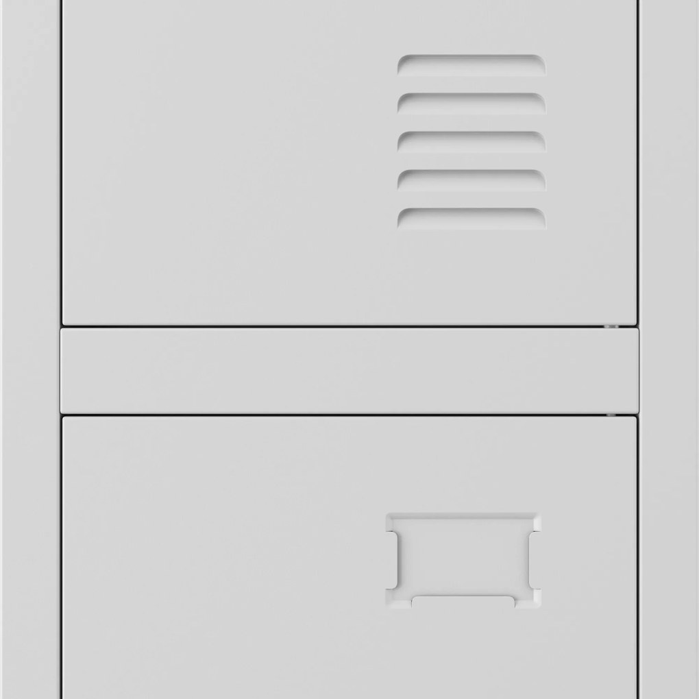 Szafka BHP ubraniowa pracownicza: szara BARTEK 1 Plus