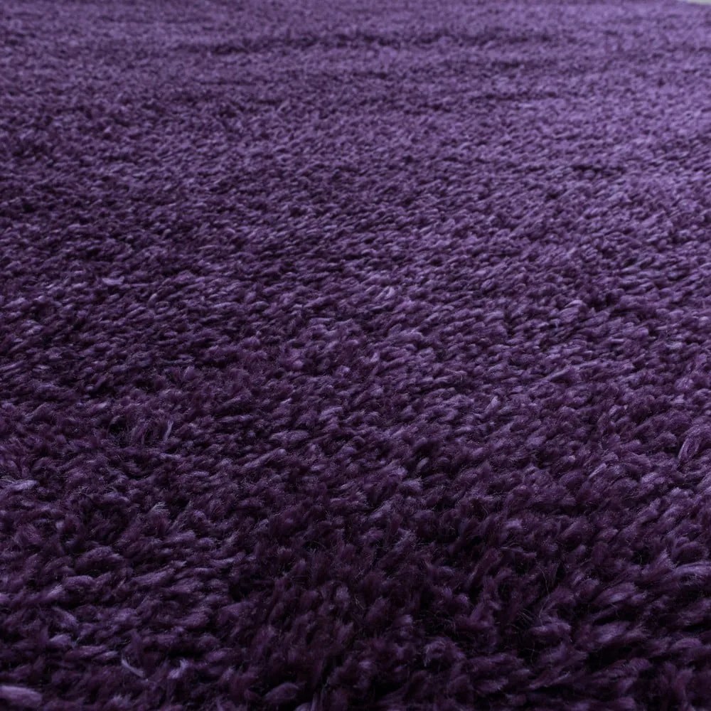 Ciemnofioletowy dywan 60x110 cm Fluffy – Ayyildiz Carpets