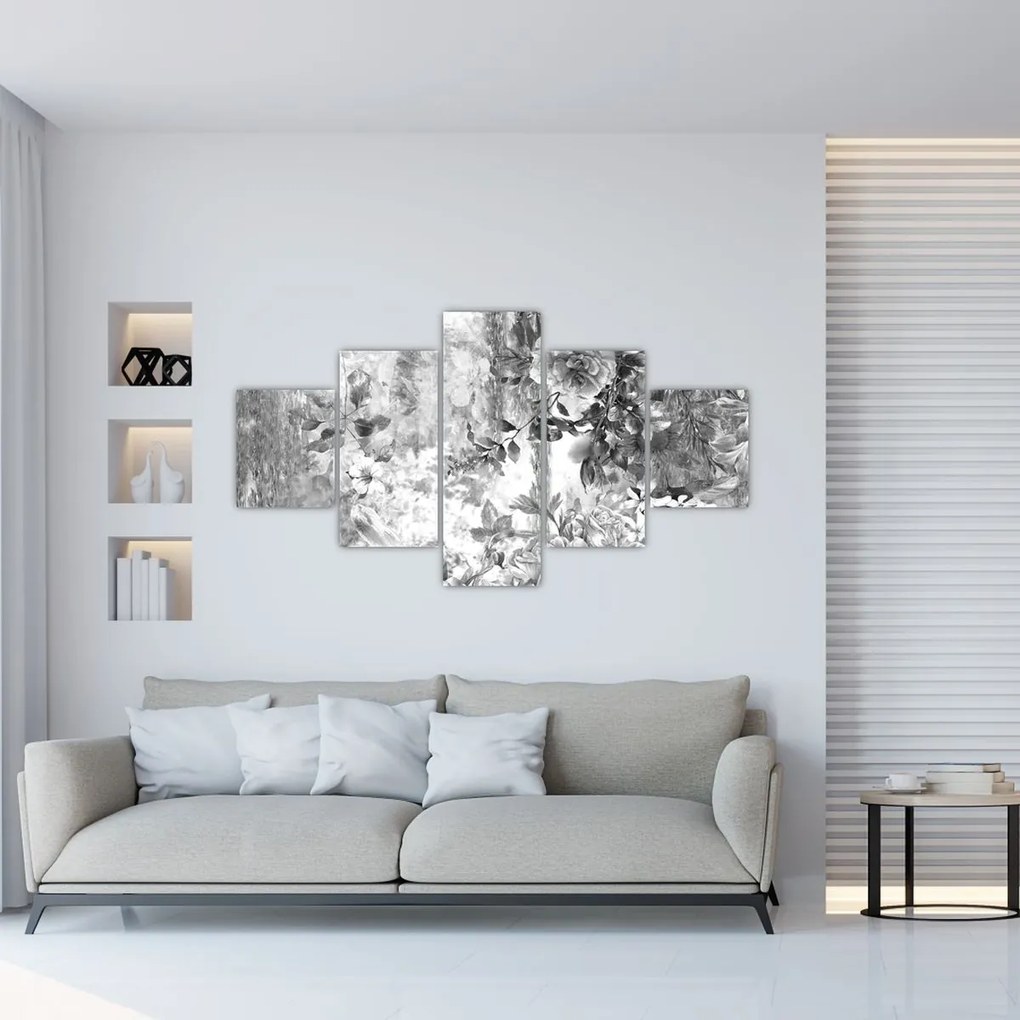 Obraz - Romantyczny ogród (125x70 cm)