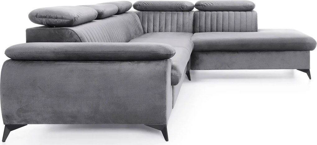 Ciemnoszary narożnik w kształcie litery L H7-F44