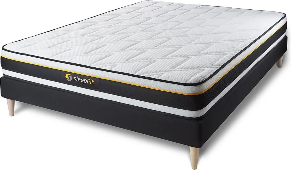 Materac Soft 200x200cm + zestaw podstawa lózka