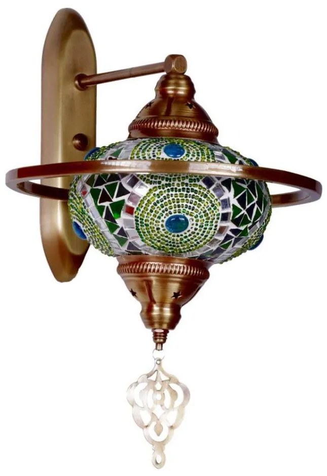 Kinkiet YENI 1xE27/40W/230V brązowy