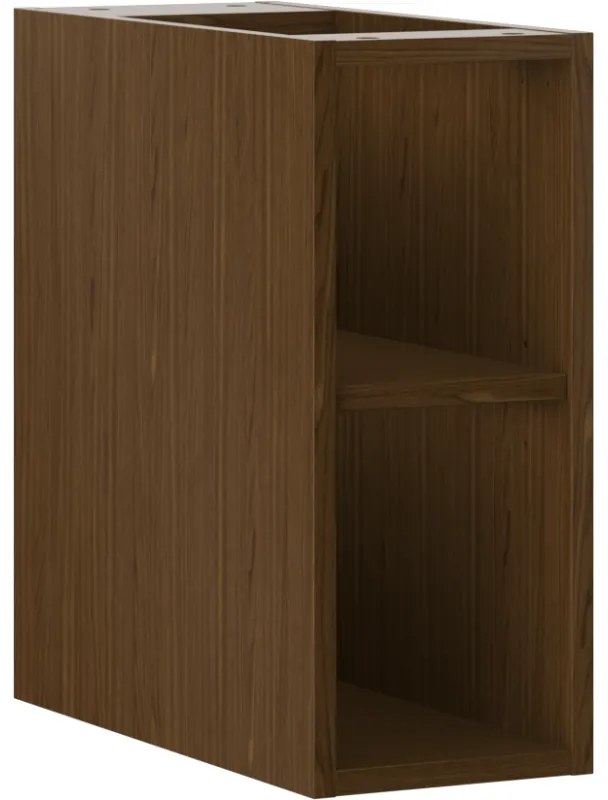 Mexen Box-A szafka otwarta z półką 20 cm, orzech - 91AX2-0200-470-0-86