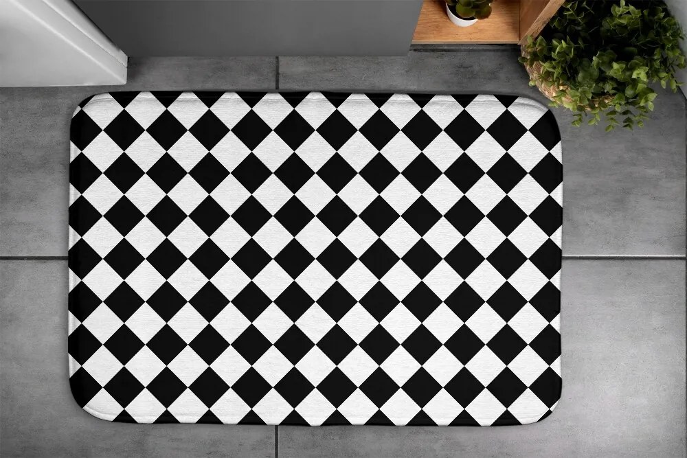 Dywanik łazienkowy Dywanik łazienkowy Wzór Kwadraty