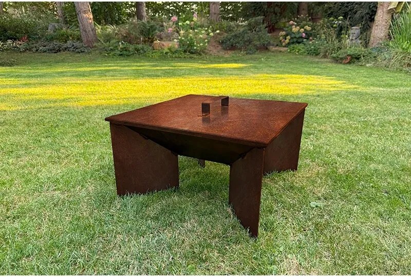 Fokus Ognisko ogrodowe 50 x 50 x 30 cm, corten CORGARDEN 1016