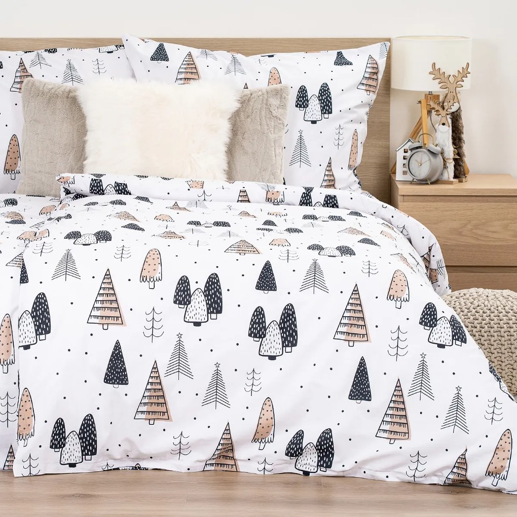 4Home Pościel bawełniana Frugal Winterland, 220 x 200 cm, 2 szt. 70 x 90 cm