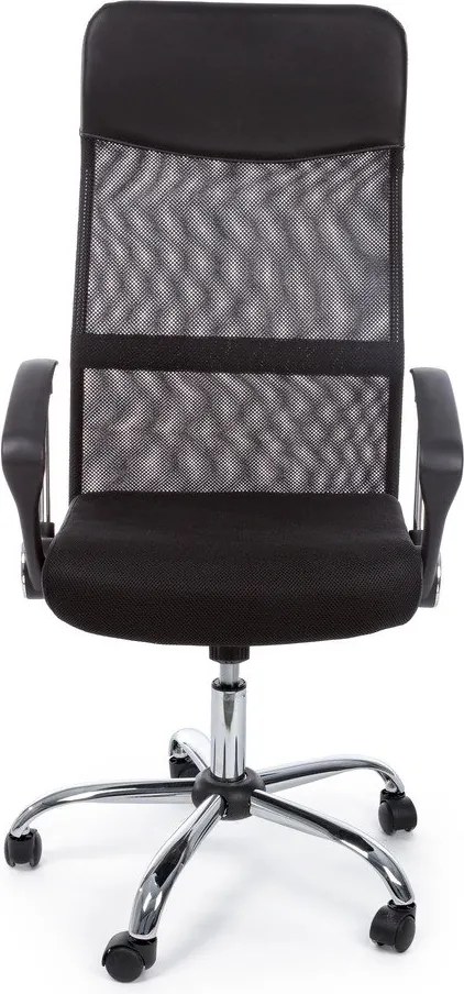 Czarne tapicerowane krzesło biurowe Dakar – Yes Everyday