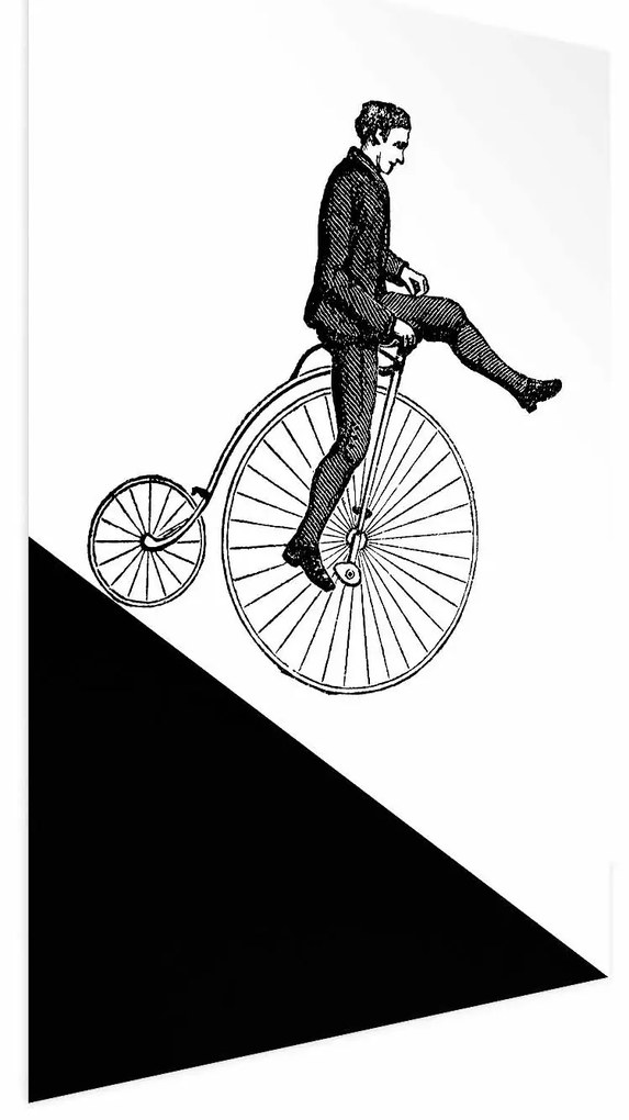 Plakat Cyklista 21x30 cm bez ramy bez marginesu ARTGEIST B