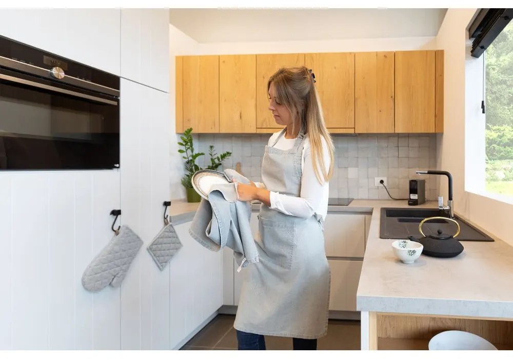 Bawełniane rękawice kuchenne zestaw 2 szt. – Tiseco Home Studio