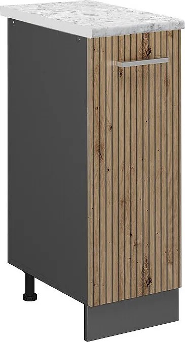 Szafka apteczna dąb rzemieślniczy 30x60x81.6 r-line