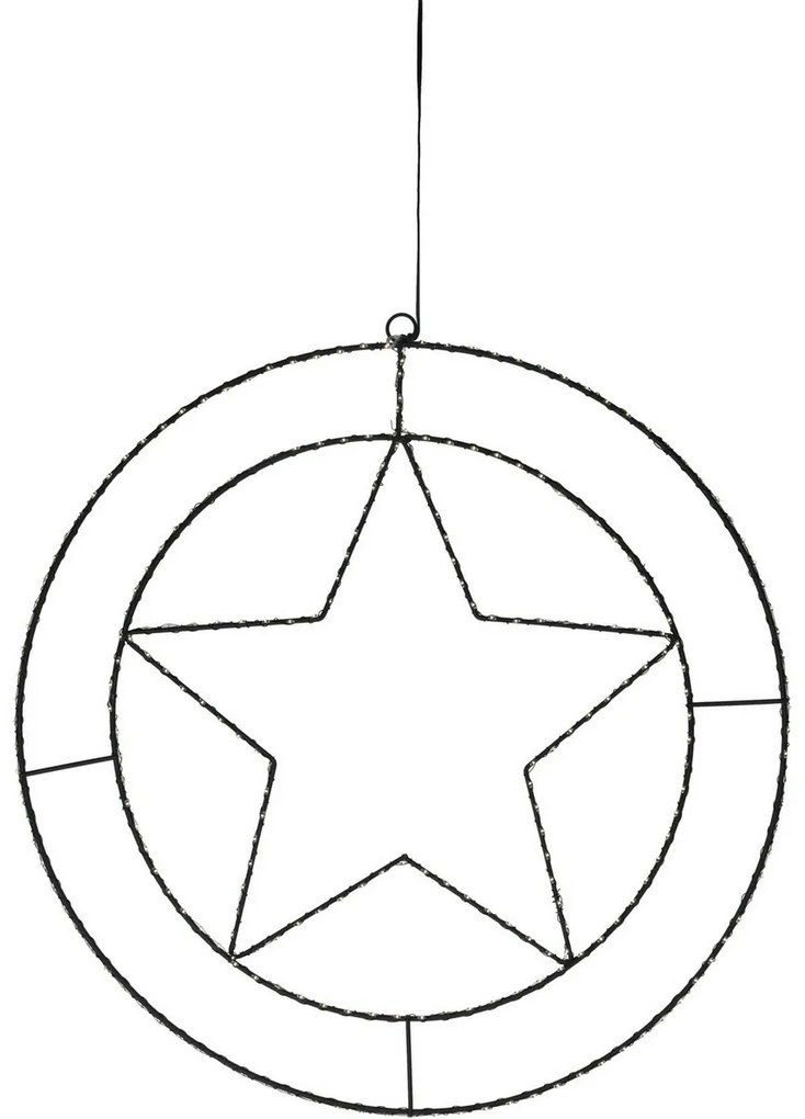 Świąteczna dekoracja wisząca LED Trinket Star 270 LED, 52 cm