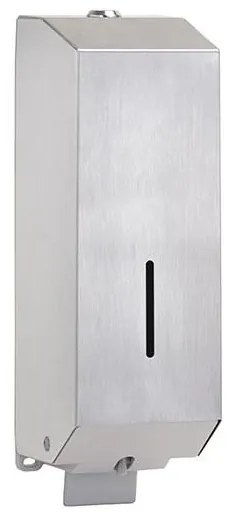 Dozownik do mydła 10×32 cm, ze stali nierdzewnej, srebrny