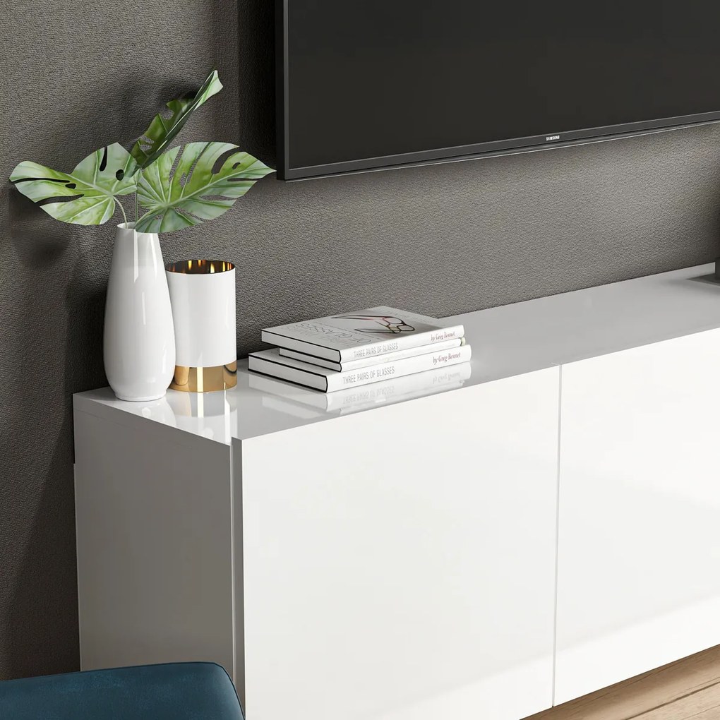 Stolik pod telewizor White