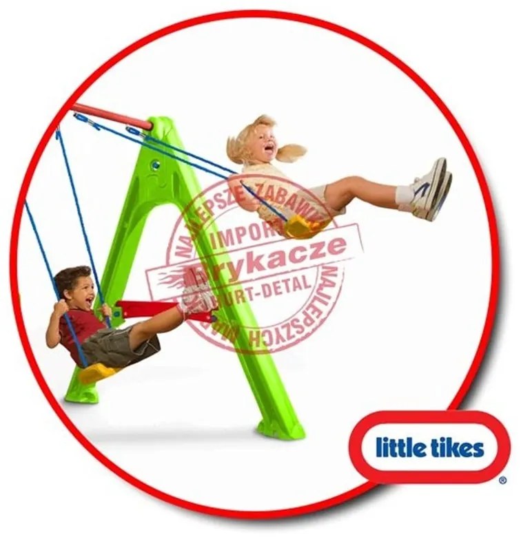 Plac zabaw little tikes clubhouse zjeżdżalnia huśtawka
