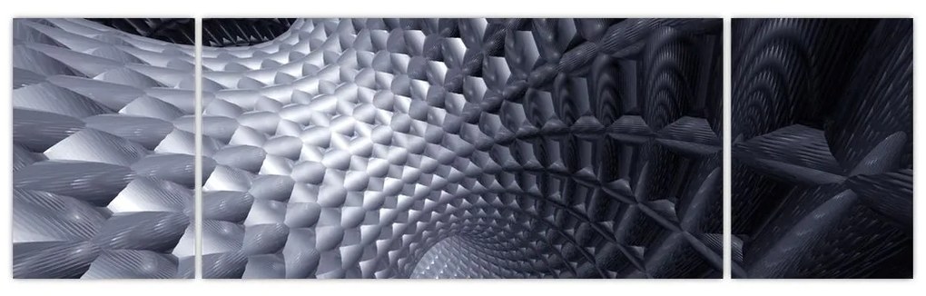 Obraz - Abstrakcja 3D (170x50 cm)