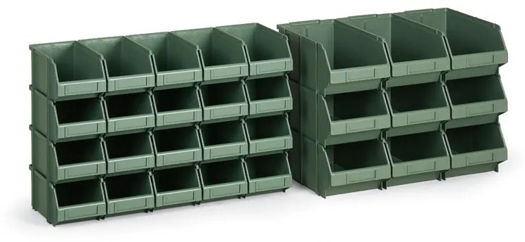 Plastikowy pojemnik z polistyrenu, 110x160x76 mm