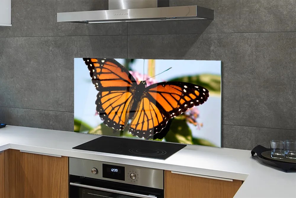 Panel nad Blat Kuchenny Portret Kolorowego Motyla