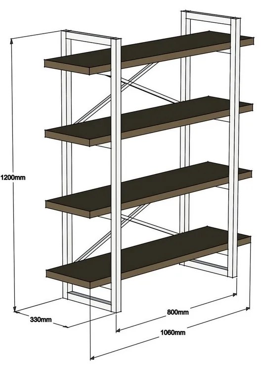 Regał Makro Walnut