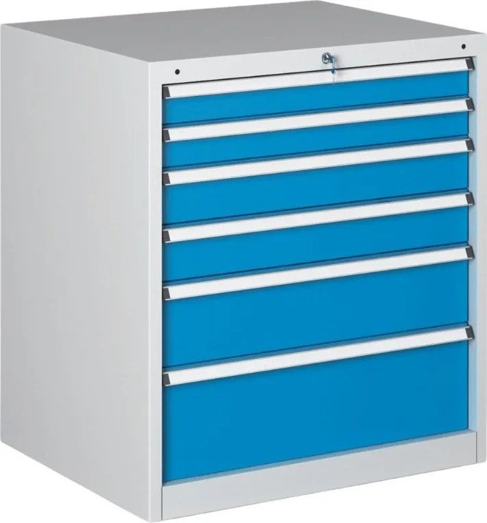 Szafka warsztatowa G345, 6 szuflad, szerokość 723 mm