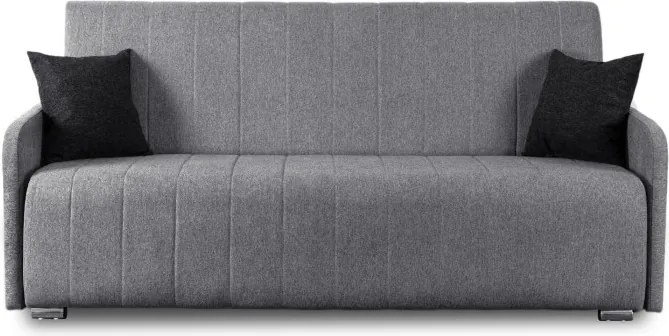 Sofa z Funkcją Spania ASPEN Wersalka Rozkładana Dwuosobowa Szara Nowoczesna do Salonu