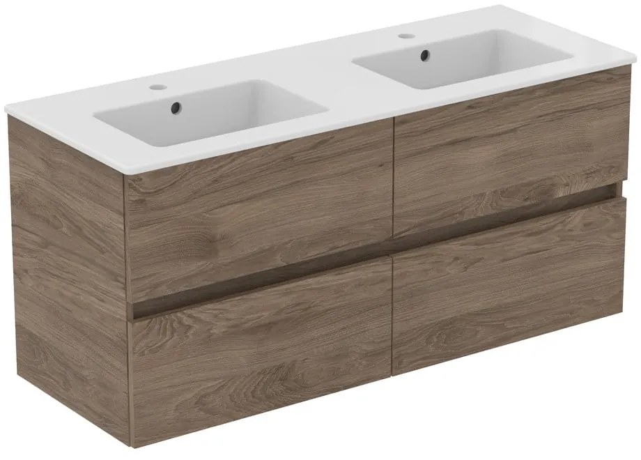 Wisząca szafka pod umywalkę w dekorze orzecha 120x55 cm Eurovit+ – Ideal Standard