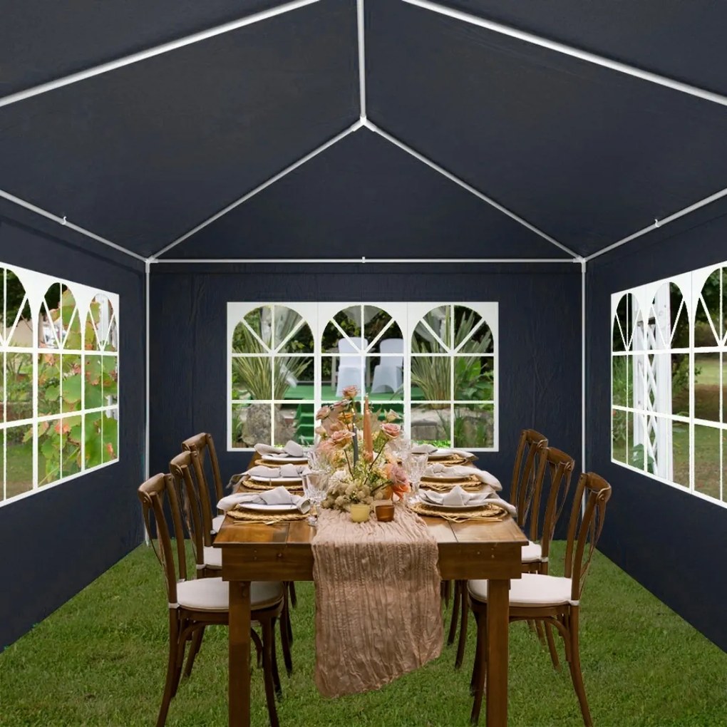 Namiot imprezowy NEAPOL, 3x6m, antracytowa Jurhan