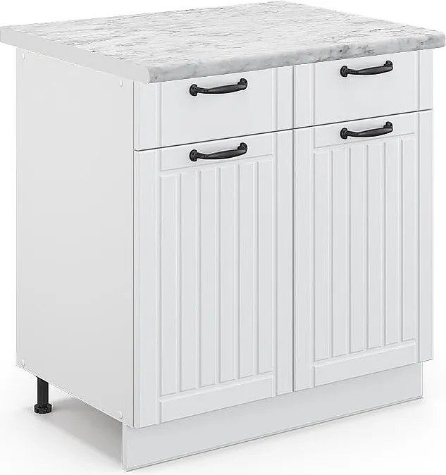 Szafka dolna do kuchni biały domek wiejski 80x60x82 fame-line