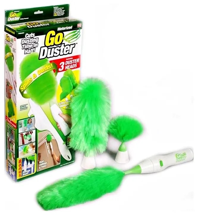 Go duster elektryczna szczotka obrotowa kurz brud